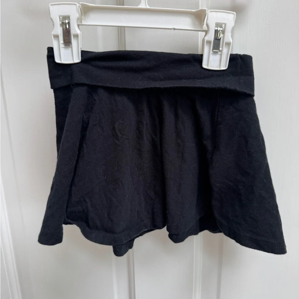 Old Navy 2T Girls Black Soft Flowy Skirt